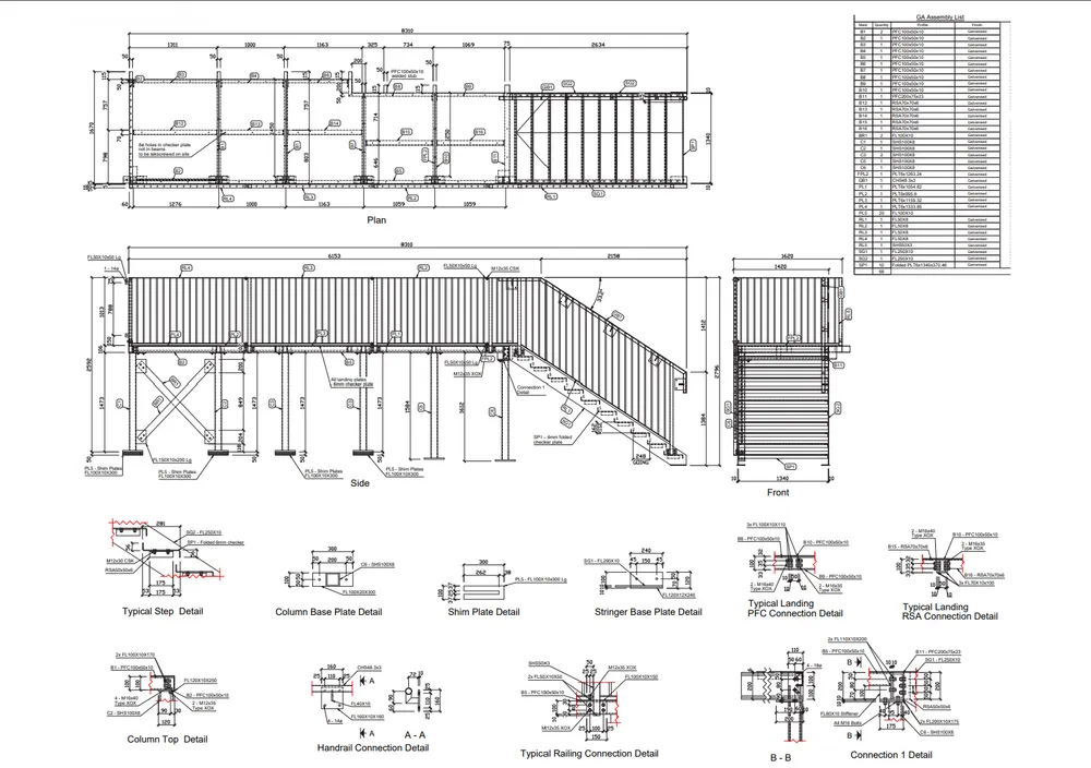Platform — Drawing 1